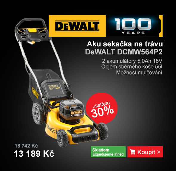Aku sekačka na trávu 2x5,0Ah 18V DeWALT DCMW564P2