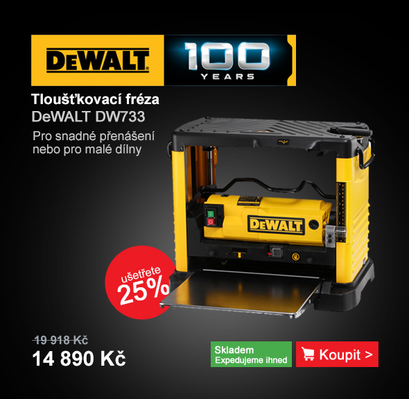 Tloušťkovací fréza DeWALT DW733