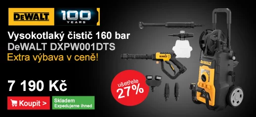 Vysokotlaký čistič 160 bar DeWALT DXPW001DTS