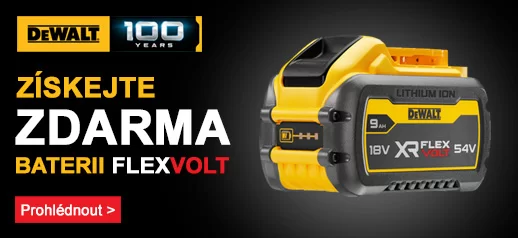 Baterie Flexvolt zdarma
