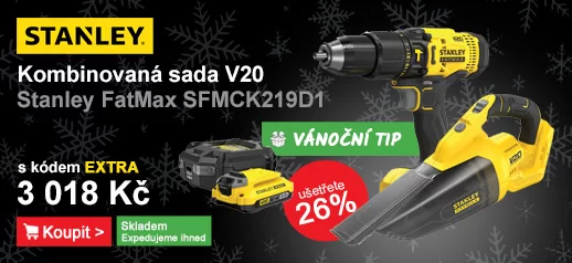 Kombinovaná sada V20 18V 1x2,0Ah Stanley FatMax SFMCK219D1