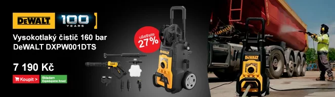 Vysokotlaký čistič 160 bar DeWALT DXPW001DTS