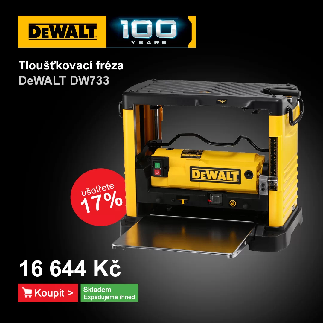 Tloušťkovací fréza DeWALT DW733
