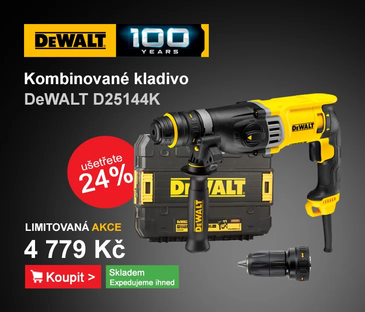 Kombinované kladivo SDS-Plus 28 mm DeWALT D25144K