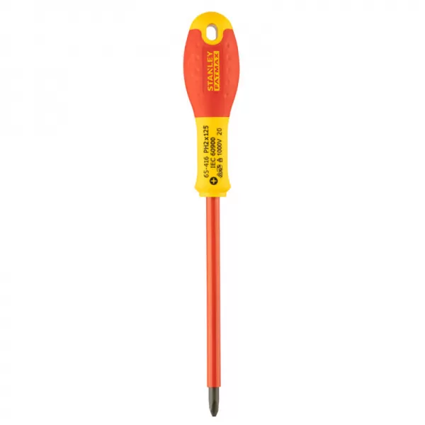 Šroubovák FATMAX izolovaný 1000V Ph2x125 Stanley 0-65-416