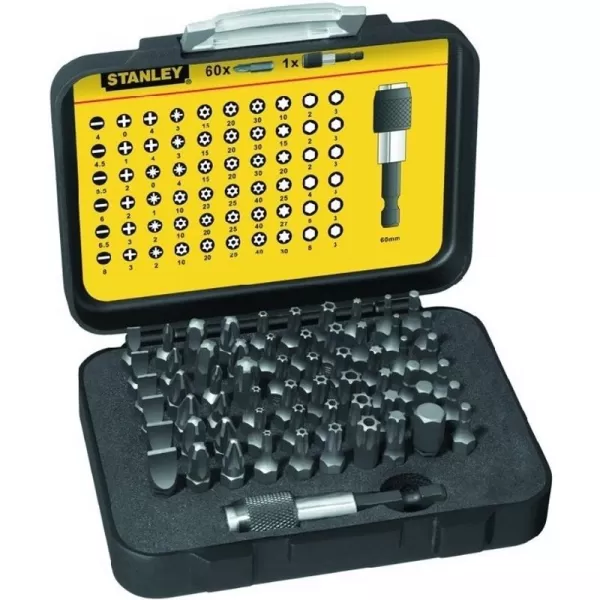 1/4" 61-ti dílná sada bitů Stanley 1-13-902