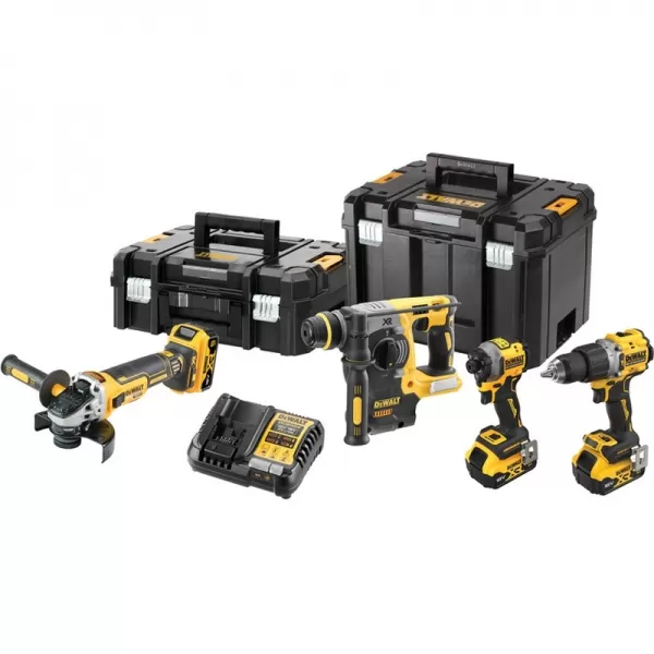Aku bezuhlíková kombosada nářadí 18V 3x5,0Ah DeWALT DCK429P3T