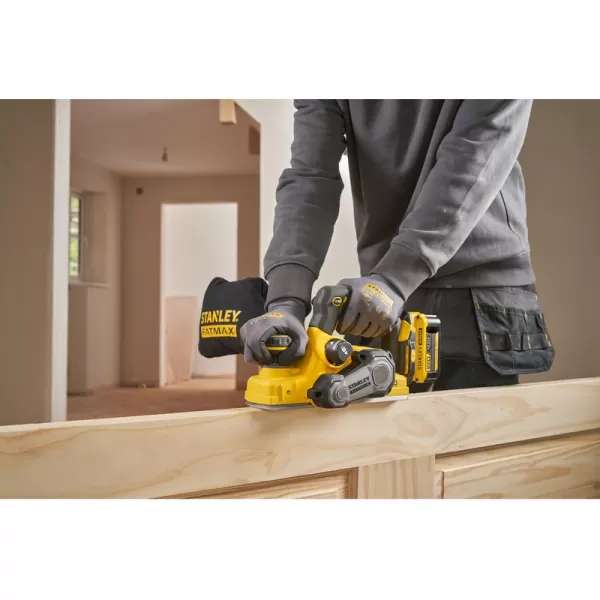 Aku bezuhlíkový hoblík 18V bez aku STANLEY FATMAX V20 SFMCW300B