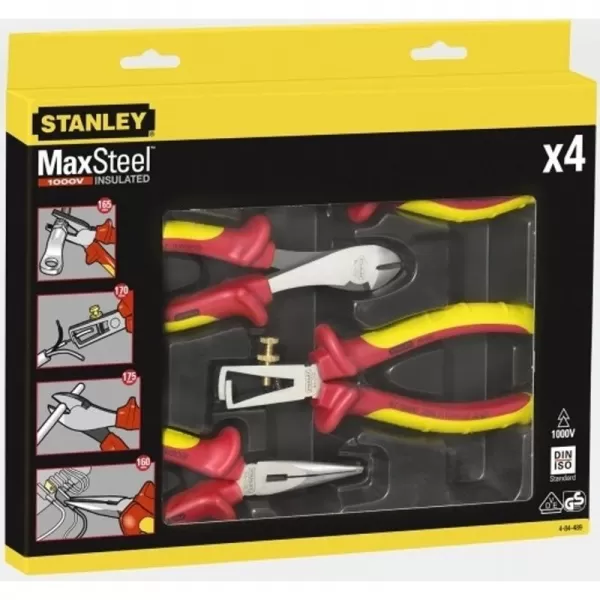 4-dílná sada kleští MaxSteel VDE Stanley 4-84-489
