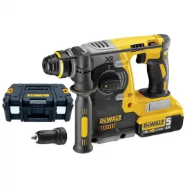 Aku bezuhlíkové kombinované kladivo 18 V XR Li-Ion 2x5,0 Ah DeWALT DCH274P2T