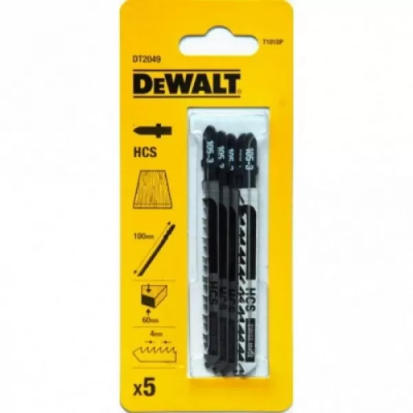 Pilový plátek pro přímočarou pilu 100mm 5ks DeWALT DT2049