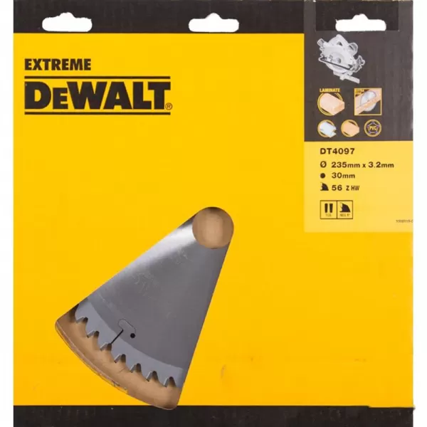 Pilový kotouč 235x30mm 56z TCG -5° DeWALT DT4097