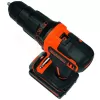 Aku příklepová dvourychlostní aku vrtačka 18V 2x2,0Ah Black&Decker BDCHD18K1B2