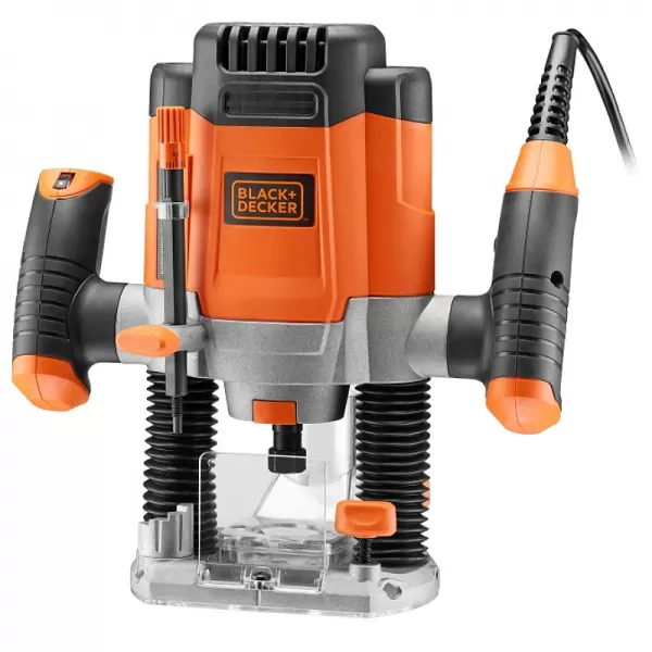 Horní frézka s příslušenstvím Black&Decker KW1200EKA