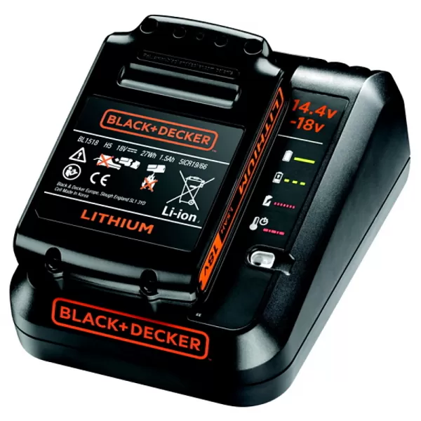 Nabíječka 1A + akumulátor 18V 1,5Ah Black&Decker BDC1A15