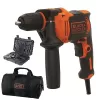 Příklepová vrtačka + 32 ks příslušenství Black&Decker BEH710SA32