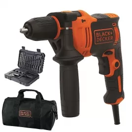 Příklepová vrtačka + 32 ks příslušenství Black&Decker BEH710SA32