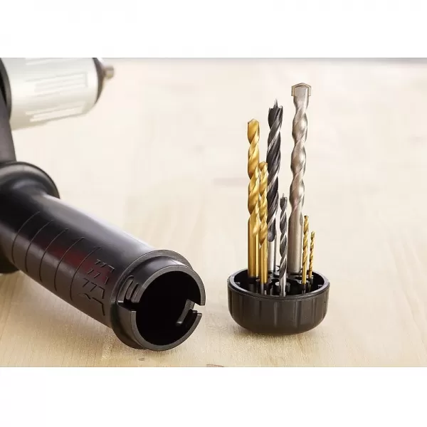 Příklepová vrtačka + 32ks příslušenství Black&Decker BEH850KA32