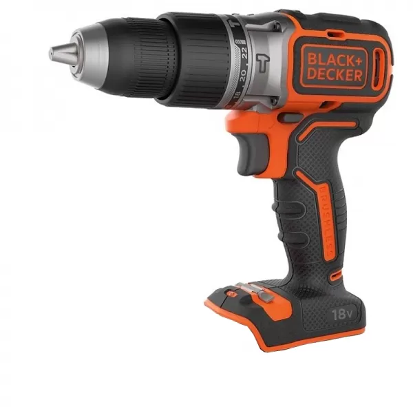 Příklepová dvourychlostní aku vrtačka 18V bez aku Black&Decker BL188N
