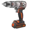 Dvourychlostní aku vrtačka 18V 2x1,5Ah Black&Decker BL186KB