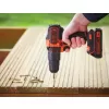 Aku příklepová dvourychlostní vrtačka 18V 2x1,5Ah Black&Decker BDCHD18KB