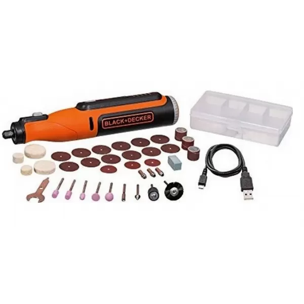 Aku přímá bruska 7,2V s příslušenstvím Black&Decker BCRT8I