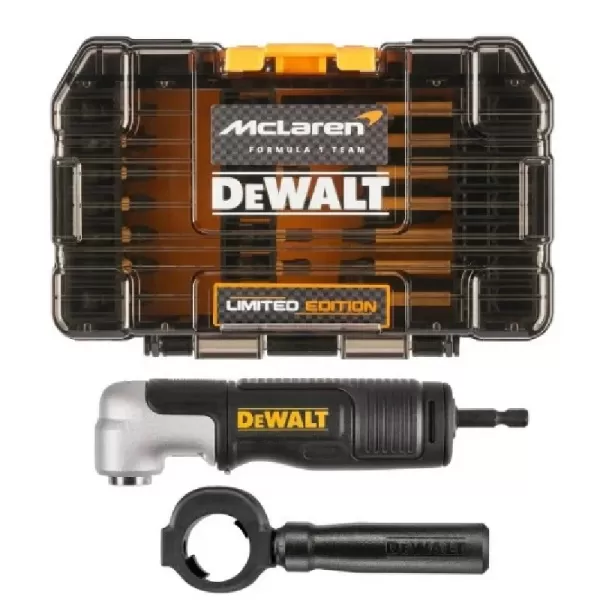 33dílná sada příslušenství s pravoúhlým nástavcem, v pouzdře Tough Case edice McLaren DeWALT DT70782