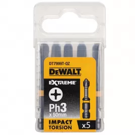 Sada Torsion bitů Ph3x50mm 5ks DeWALT DT7999T