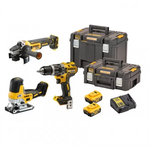 Aku bezuhlíková kombo sada nářadí 18V 2x5,0 Ah XR DeWALT DCK329P2T