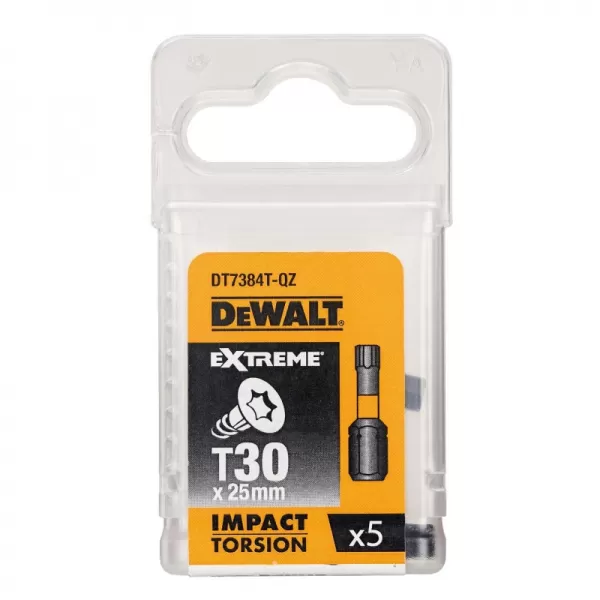 Sada Torsion bitů T30x25mm 5ks DeWALT DT7384T