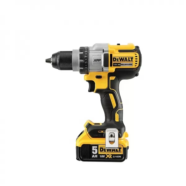 Aku třírychlostní příklepová vrtačka 2x 5,0Ah 18V DeWALT FLEXVOLT DCD996P2
