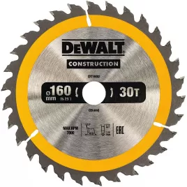 Pilový kotouč 160x20mm, 30 zubů pro aku pily DeWALT DT1932