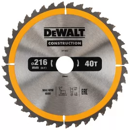 Pilový kotouč 216x30mm 40z ATB 5° DeWALT DT1953