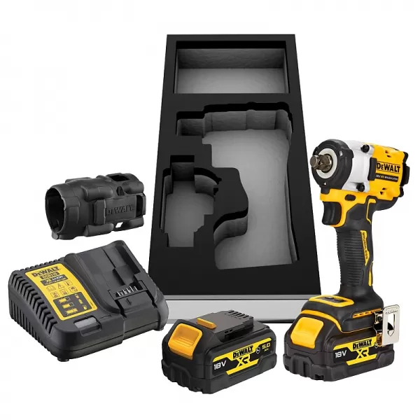 Aku rázový utahovák 18V 2x5,0Ah s CFN krytem DeWALT DCF921P2G