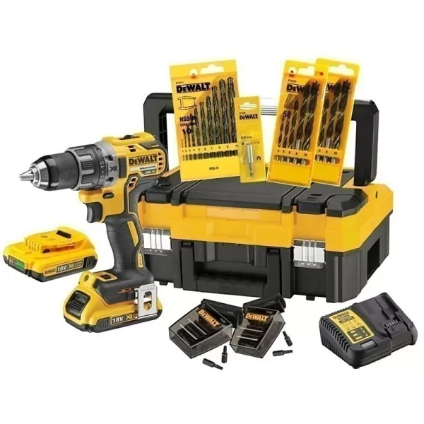 Aku vrtačka 18V 2x2,0Ah s příslušenstvím DeWALT DCK791D2T
