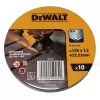 Řezný kotouč 125 x 1,2mm, 10ks DeWALT DT43922