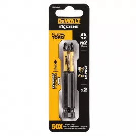 Sada bitů Ph2x85mm 2ks Extreme Impact Torsion DeWALT DT70567T