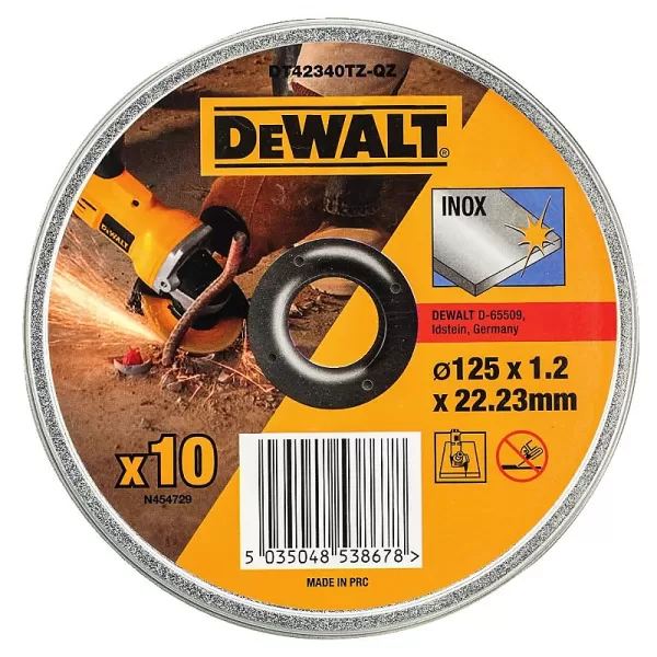 Kotouče do úhlových brusek 125mm DeWALT DT42340TZ 10ks