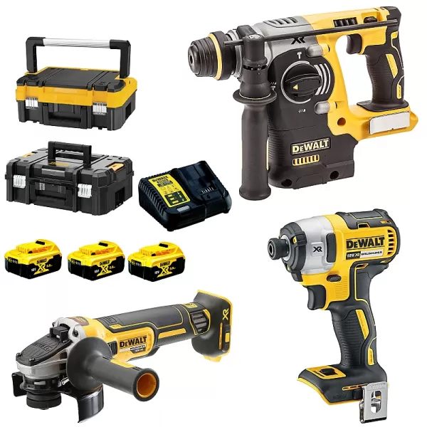 Kombo sada aku nářadí 18V 3x5,0 AhDeWALT DCK305P3T