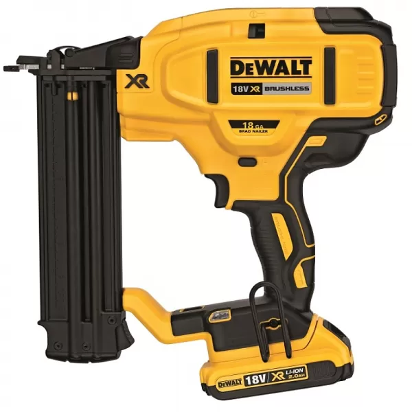 Aku bezuhlíková dokončovací hřebíkovačka 2x2,0Ah 18V DeWALT DCN680D2