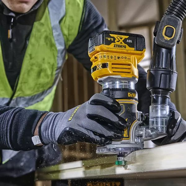 Aku kombinovaná frézka 18V bez aku DeWALT DCW604NT