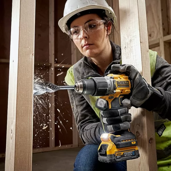 Aku příklepová vrtačka 18V 2x1,7Ah DeWALT POWERSTACK DCD805E2T