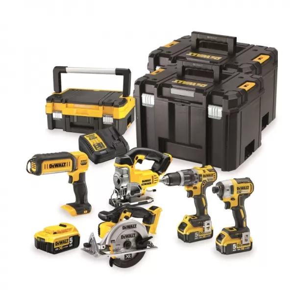 Kombo sada aku nářadí 18V 5,0 Ah DeWALT DCK551P3T
