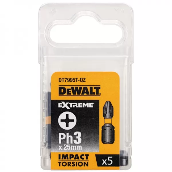 Sada Torsion bitů Ph1x50mm 5ks DeWALT DT7997T