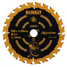 Pilový kotouč 165x20mm, 24 zubů DeWALT FLEXVOLT DT10300
