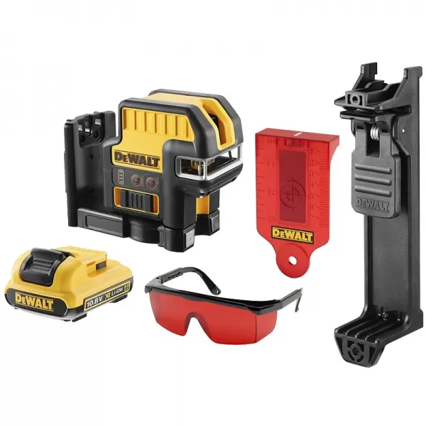Křížový laser s olovnicí 1x2,0Ah 10,8V DeWALT DCE0822D1R