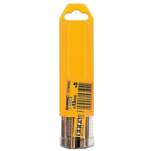 Vrták do kovu HSS-E COBALT 13,0x151mm (5ks) DeWALT DT4949