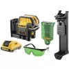 Křížový laser s olovnicí a zeleným paprskem 1x2,0Ah 10,8V DeWALT DCE0822D1G