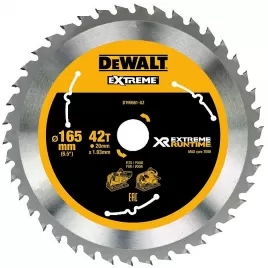 Pilový kotouč 165x20mm, 42 zubů DeWALT FLEXVOLT DT99561