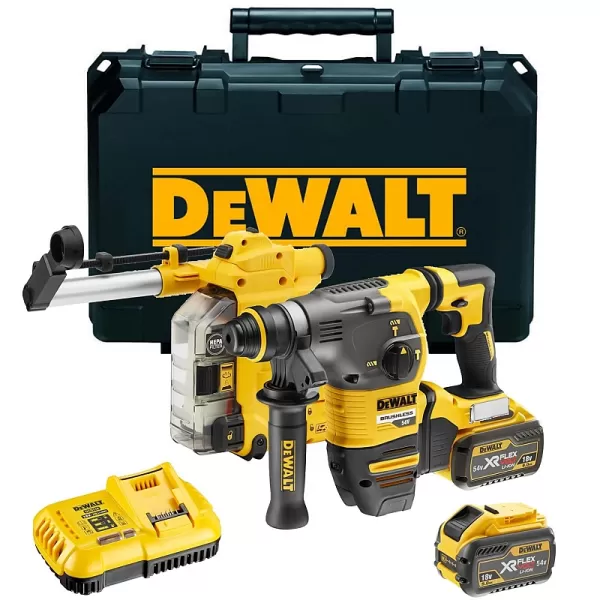 Aku kombinované kladivo s odsáváním 54V 2x9,0Ah FLEXVOLT DeWALT DCH335X2